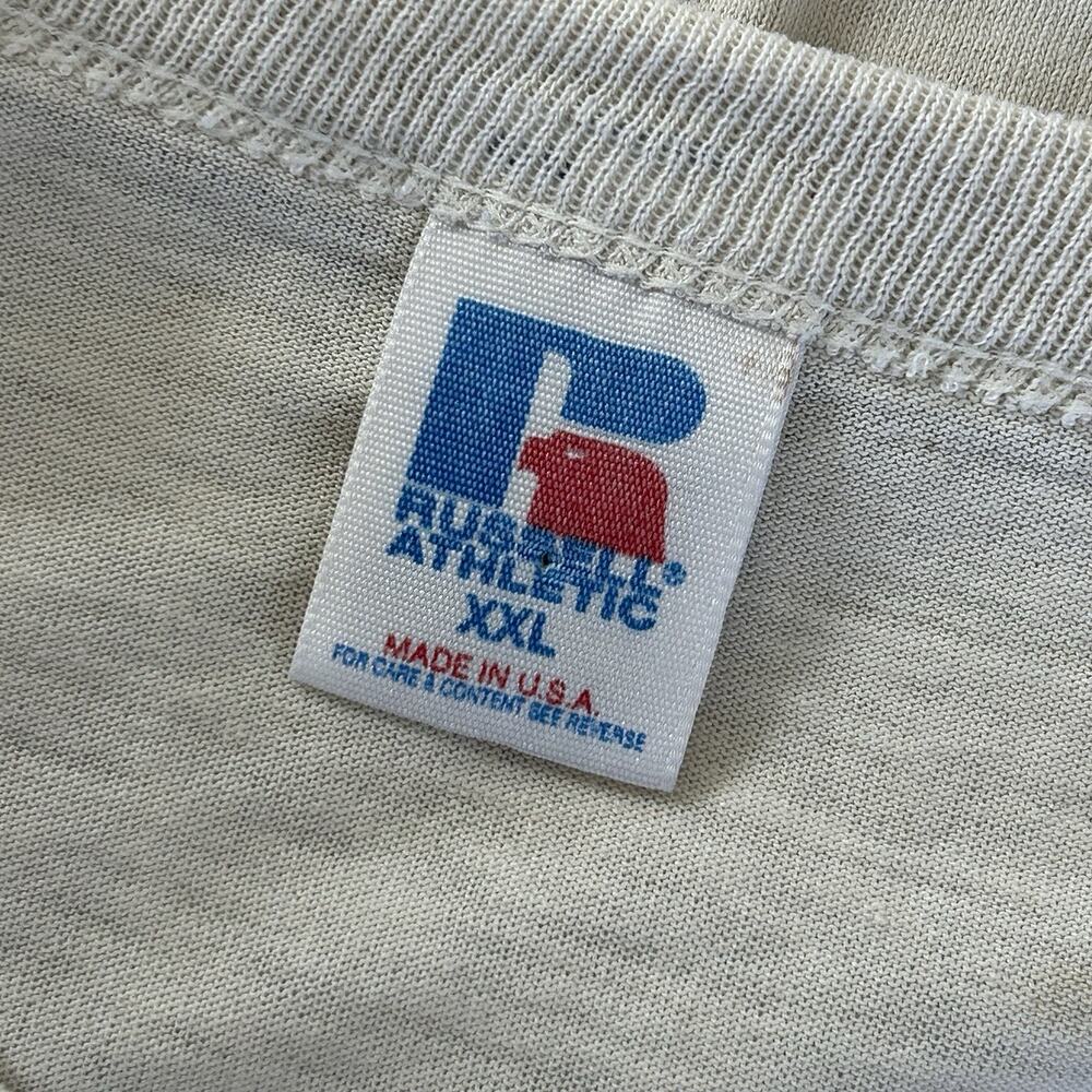 Vintage Russell T Shirt XXL USA Single Stitch Thin Cottage Core Boho Nature - Picture 4 of 15